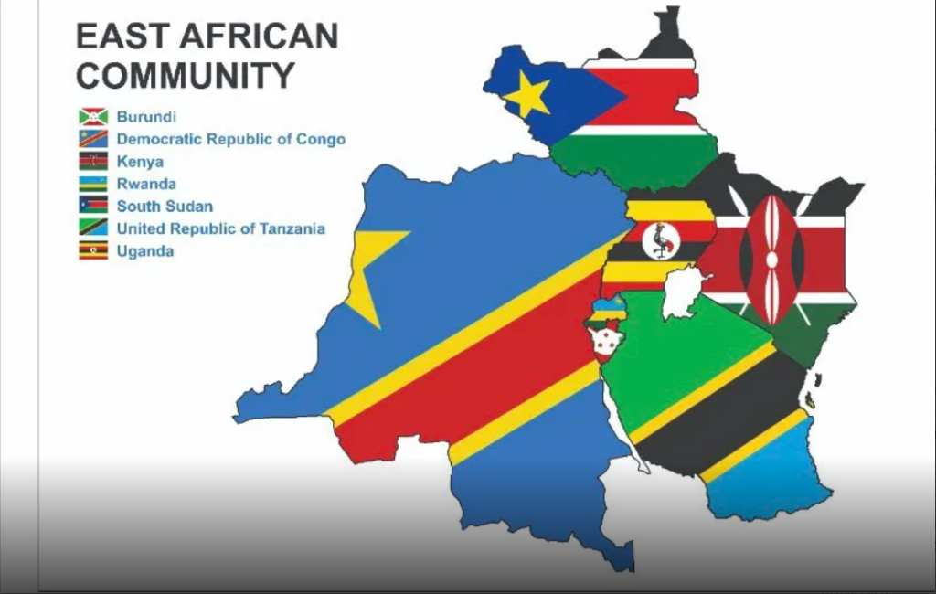 Carte des pays membres de la SADC